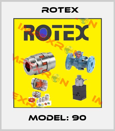 MODEL: 90 Rotex