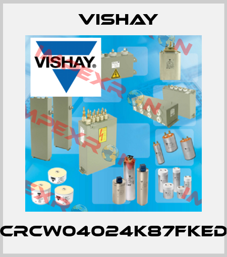CRCW04024K87FKED Vishay
