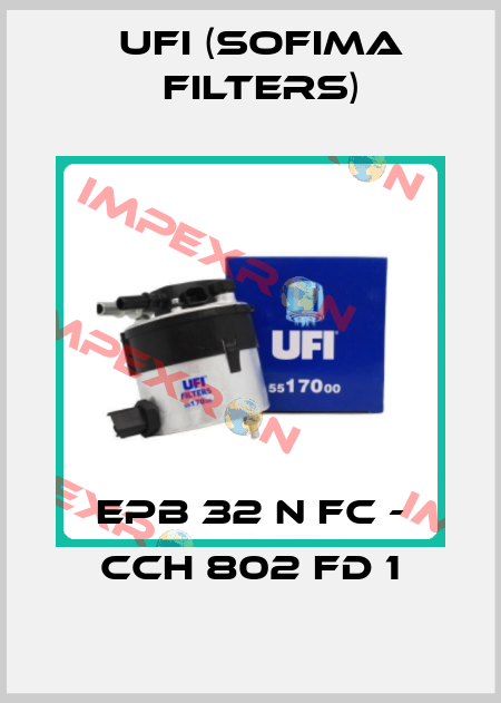 EPB 32 N FC - CCH 802 FD 1 Ufi (SOFIMA FILTERS)