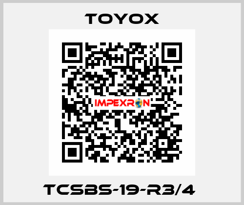TCSBS-19-R3/4  TOYOX