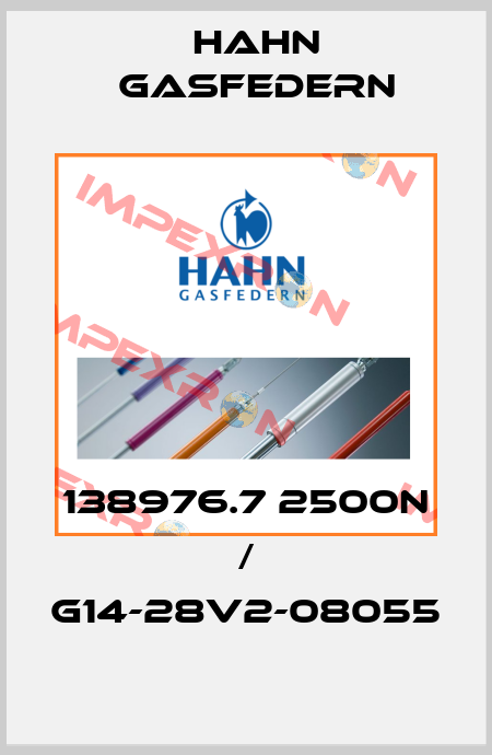 138976.7 2500N / G14-28V2-08055 Hahn Gasfedern