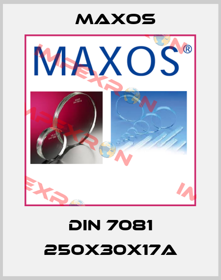 DIN 7081 250x30x17A Maxos
