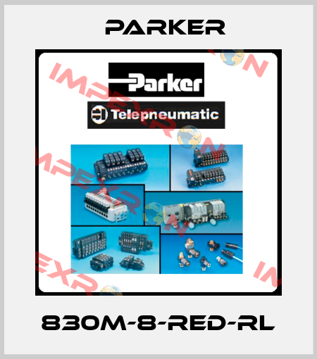 830M-8-RED-RL Parker