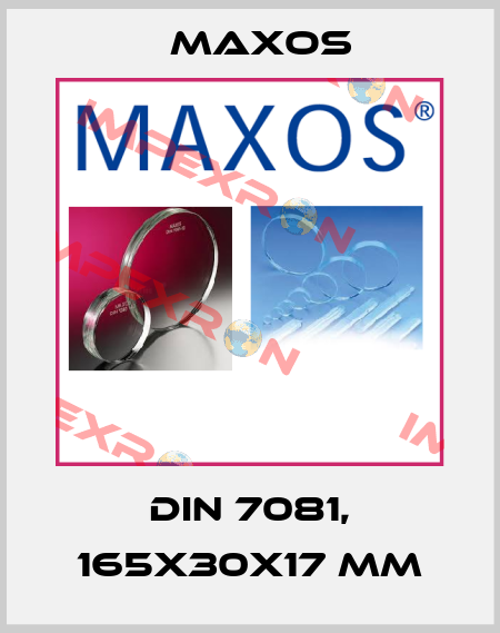 DIN 7081, 165x30x17 mm Maxos