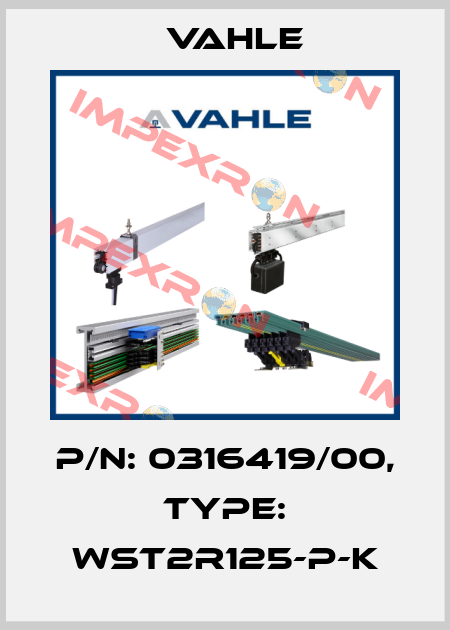 P/n: 0316419/00, Type: WST2R125-P-K Vahle