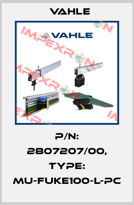 P/n: 2807207/00, Type: MU-FUKE100-L-PC Vahle