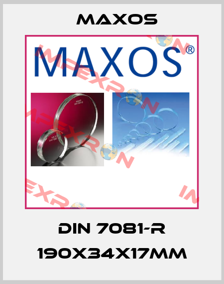 DIN 7081-R 190x34x17mm Maxos