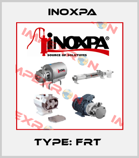 Type: FRT  Inoxpa