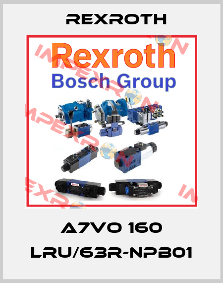 A7VO 160 LRU/63R-NPB01 Rexroth