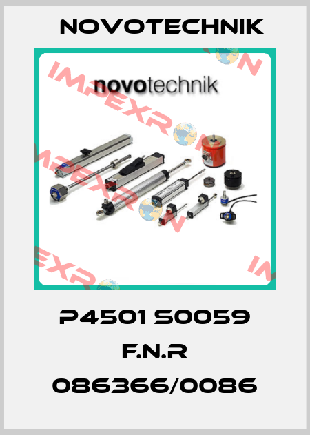 P4501 S0059 F.N.R 086366/0086 Novotechnik