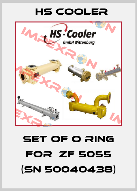 Set of O Ring for  ZF 5055 (SN 50040438) HS Cooler