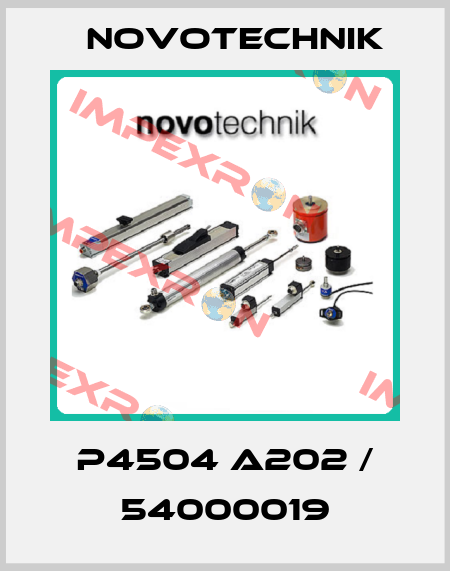 P4504 A202 / 54000019 Novotechnik