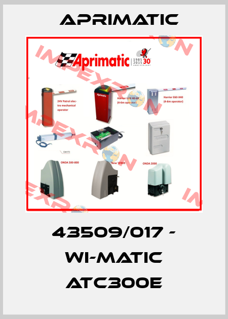 43509/017 - WI-MATIC ATC300E Aprimatic