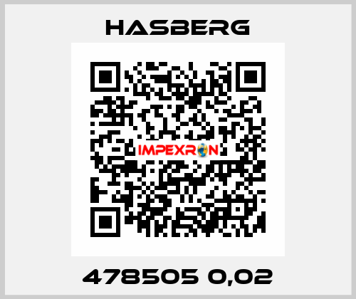 478505 0,02 Hasberg