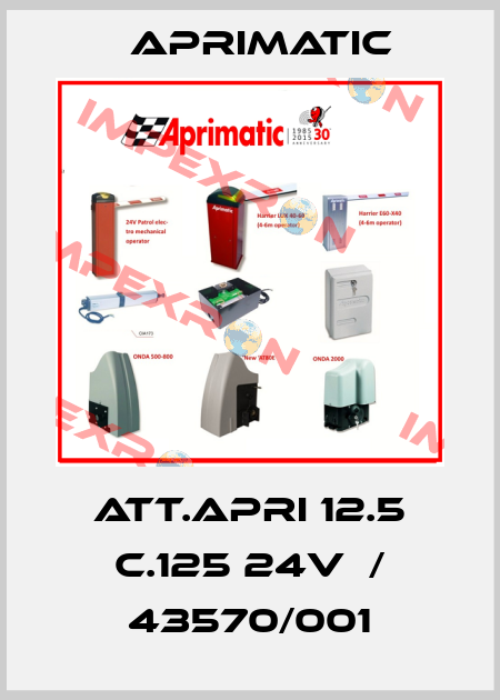 ATT.APRI 12.5 C.125 24V  / 43570/001 Aprimatic