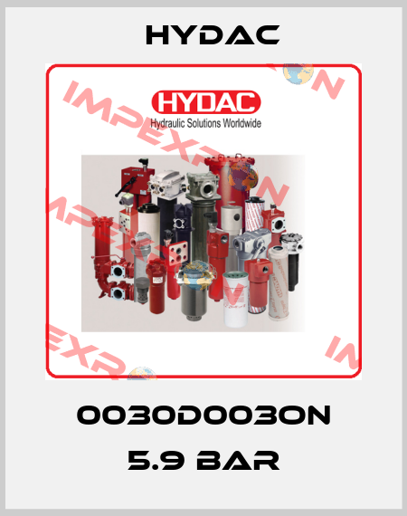 0030D003ON 5.9 Bar Hydac