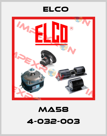 MA58 4-032-003 Elco