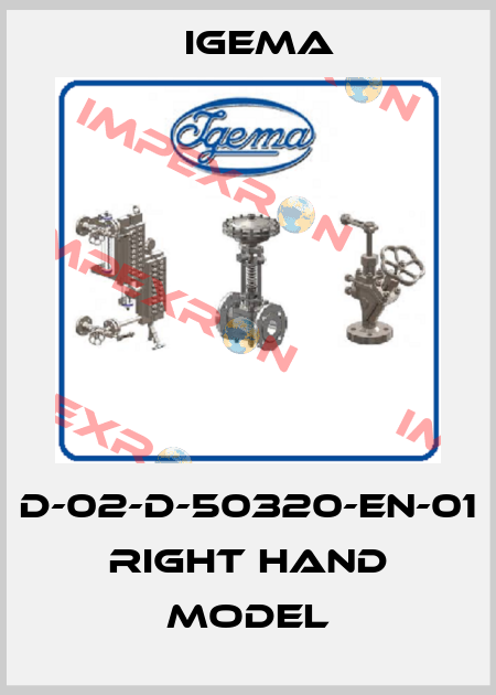D-02-D-50320-EN-01 right hand model Igema