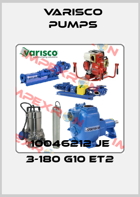 10046212 JE 3-180 G10 ET2 Varisco pumps