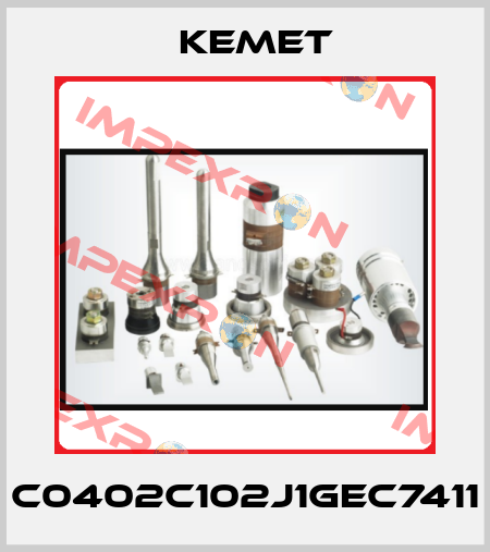 C0402C102J1GEC7411 Kemet