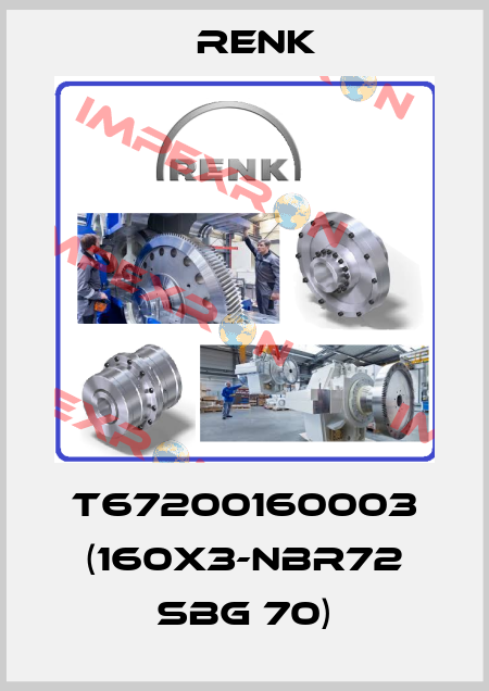 T67200160003 (160X3-NBR72 SBG 70) Renk