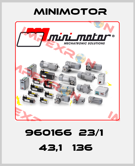 960166  23/1   43,1   136  Minimotor