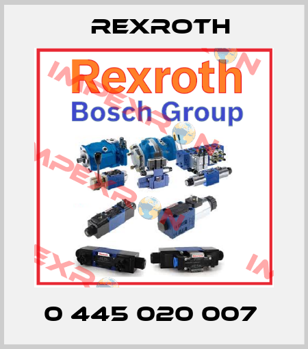 0 445 020 007  Rexroth