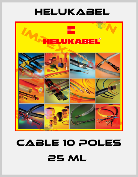 Cable 10 poles 25 ml  Helukabel