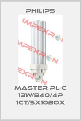 MASTER PL-C 13W/840/4P 1CT/5X10BOX Philips
