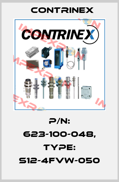p/n: 623-100-048, Type: S12-4FVW-050 Contrinex