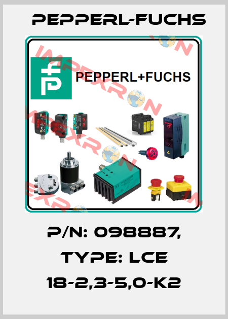 p/n: 098887, Type: LCE 18-2,3-5,0-K2 Pepperl-Fuchs