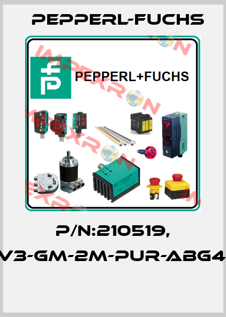 P/N:210519, Type:V3-GM-2M-PUR-ABG43-V1-G  Pepperl-Fuchs