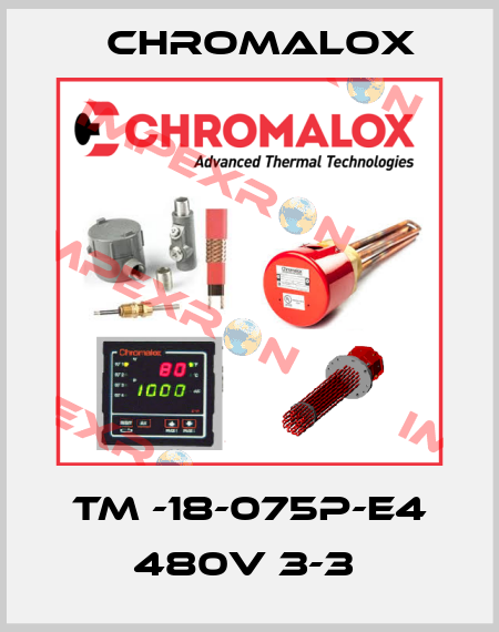 TM -18-075P-E4 480V 3-3  Chromalox
