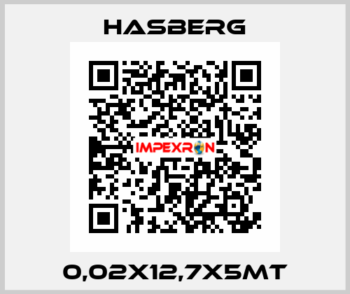 0,02X12,7X5MT Hasberg