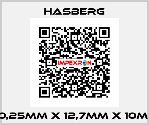 0,25MM X 12,7MM X 10M  Hasberg