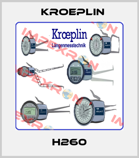 H260 Kroeplin