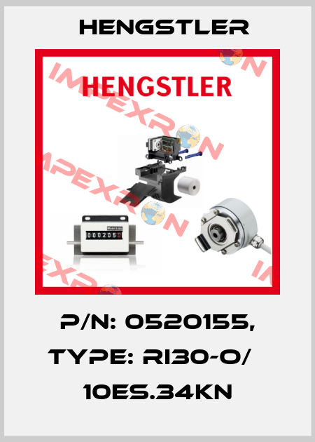 p/n: 0520155, Type: RI30-O/   10ES.34KN Hengstler