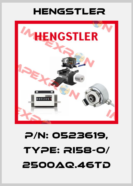 p/n: 0523619, Type: RI58-O/ 2500AQ.46TD Hengstler