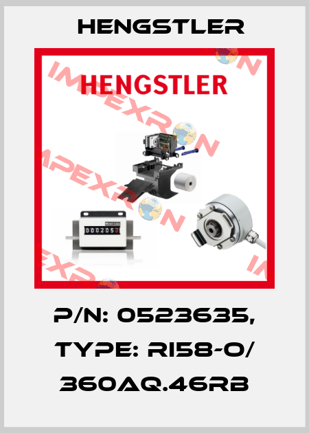 p/n: 0523635, Type: RI58-O/ 360AQ.46RB Hengstler