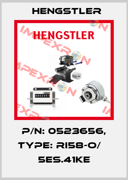 p/n: 0523656, Type: RI58-O/    5ES.41KE Hengstler