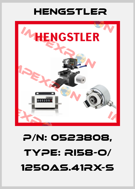 p/n: 0523808, Type: RI58-O/ 1250AS.41RX-S Hengstler