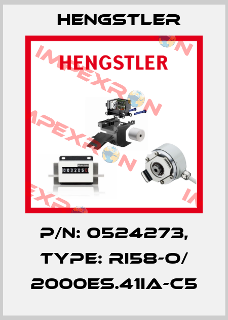 p/n: 0524273, Type: RI58-O/ 2000ES.41IA-C5 Hengstler