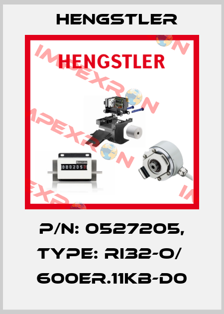 p/n: 0527205, Type: RI32-O/  600ER.11KB-D0 Hengstler
