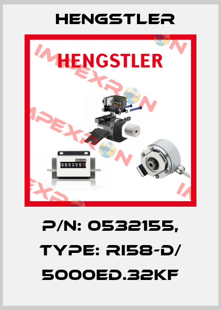 p/n: 0532155, Type: RI58-D/ 5000ED.32KF Hengstler