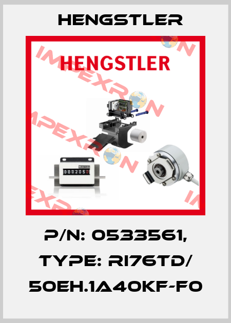 p/n: 0533561, Type: RI76TD/ 50EH.1A40KF-F0 Hengstler