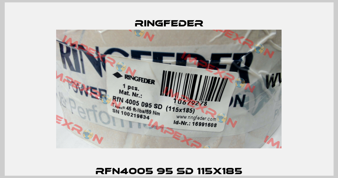 RFN4005 95 SD 115X185 Ringfeder