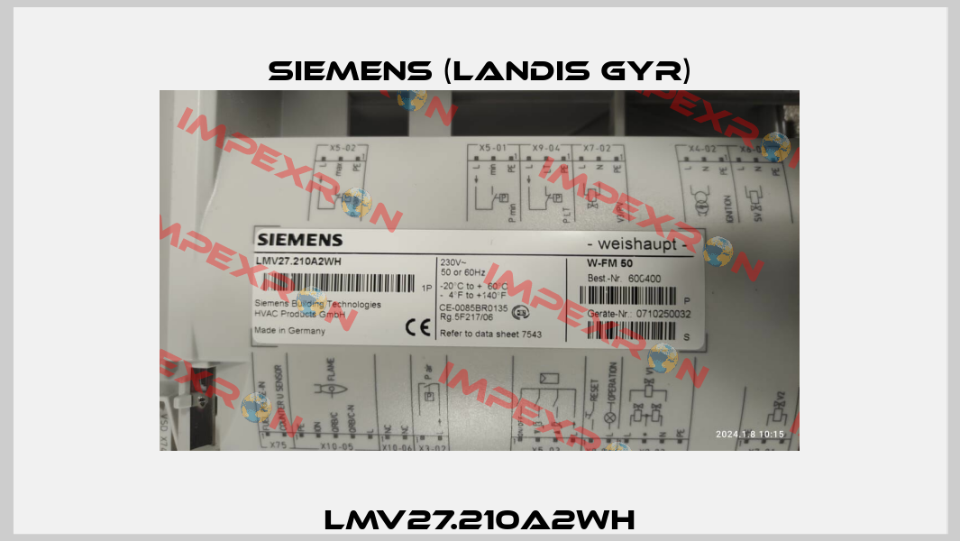 LMV27.210A2WH Siemens (Landis Gyr)