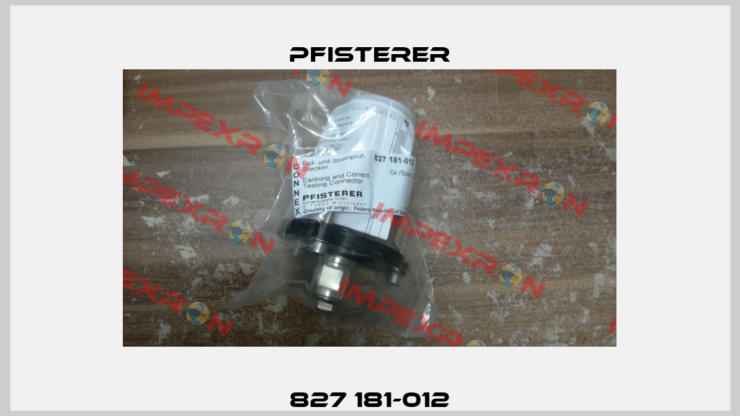 827 181-012 Pfisterer
