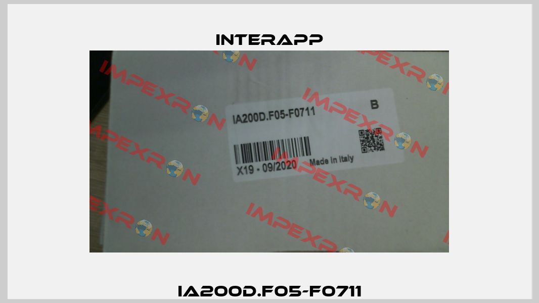 IA200D.F05-F0711 InterApp