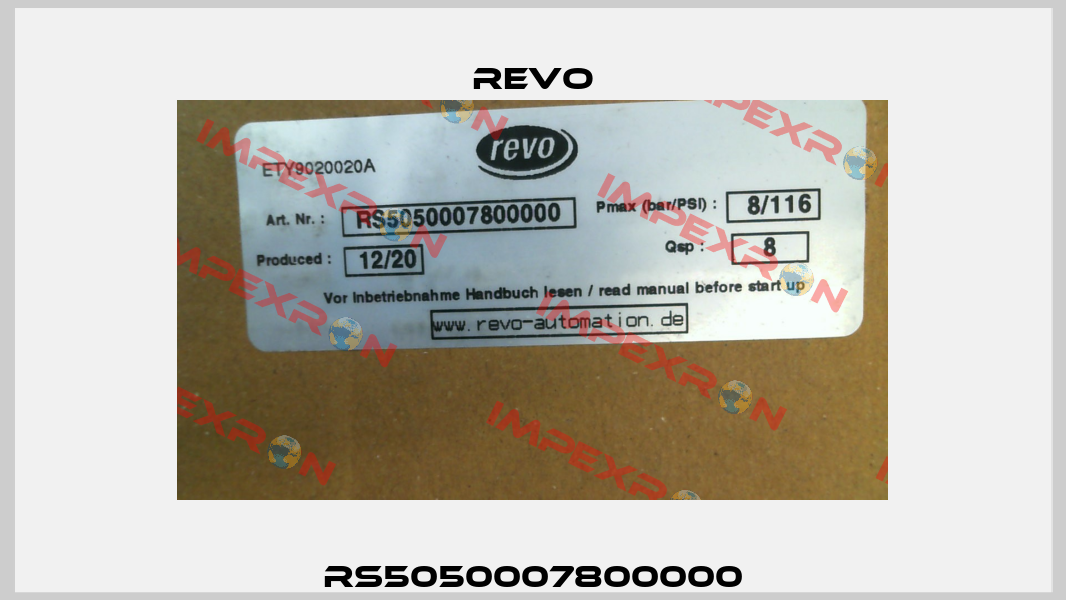 RS5050007800000 Revo